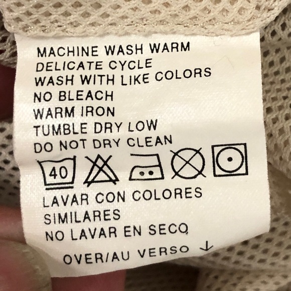 VINTAGE - LIZ CLAIBORNE GOLF Pullover Mesh Lined V-Neck Golf Shirt w/Pockets LG - Picture 8 of 9